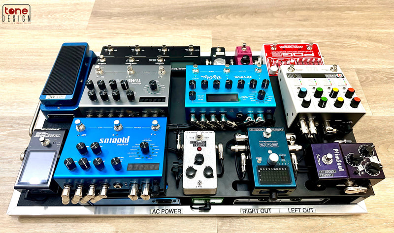 ©2025 Tone Design Pedalboard Setup Jessy Caron ''Men I trust'' 4