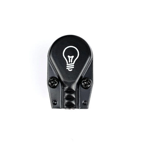 Lightbulb - Connecteur 1/4 TRS Classic Pancake Noir