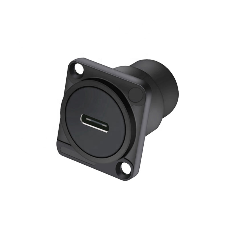 USB-C Panel Mount Feedthru D-Type