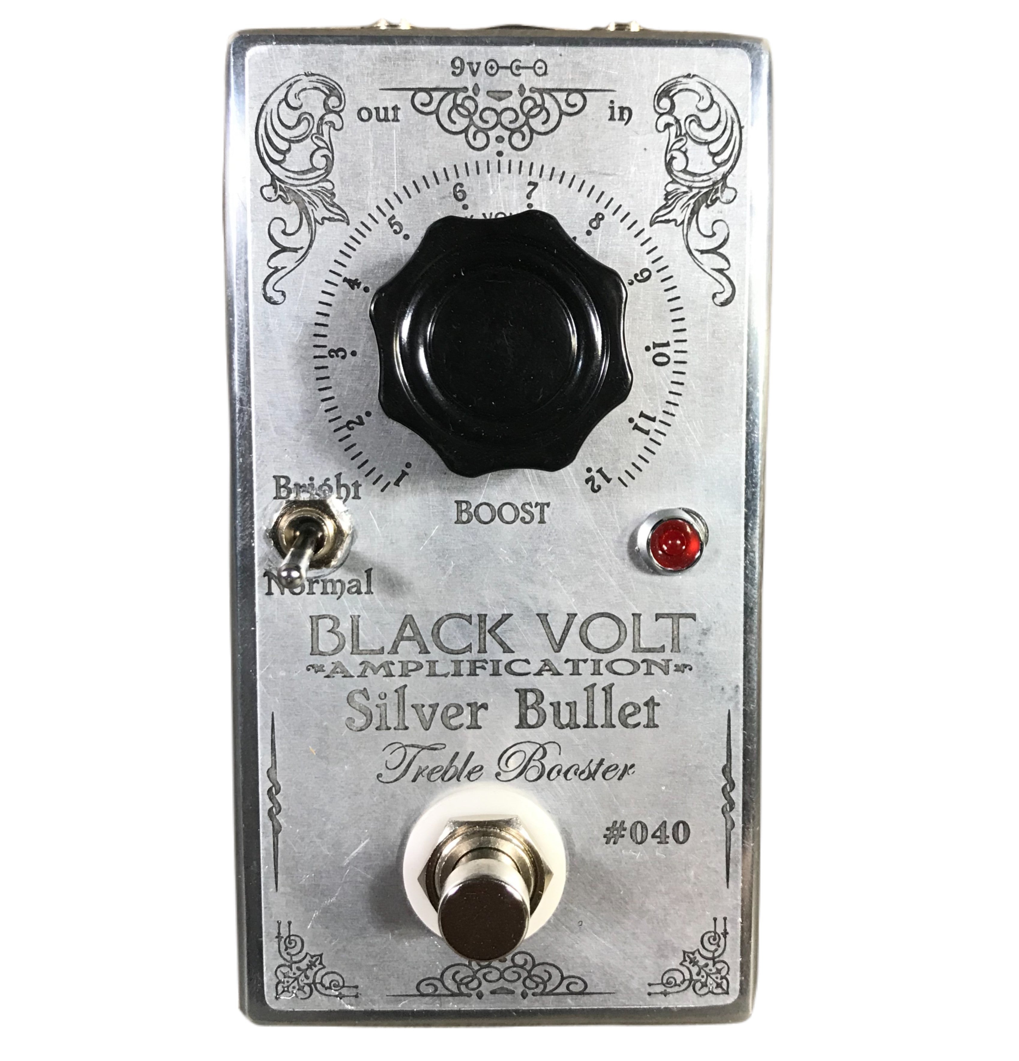 treble pedal Black Volt Amplification Silver Bullet Treble Booster