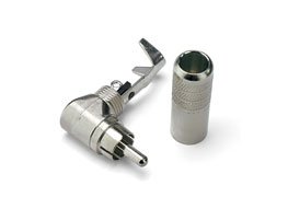 Switchcraft 3502RA - Connecteur RCA Phono Angle Droit Nickel