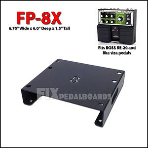 Pedal Riser FP-8X Black 6.75'' x 6'' x 1.5''