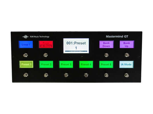 RJM Music - Mastermind GT/10 MIDI Foot Controller
