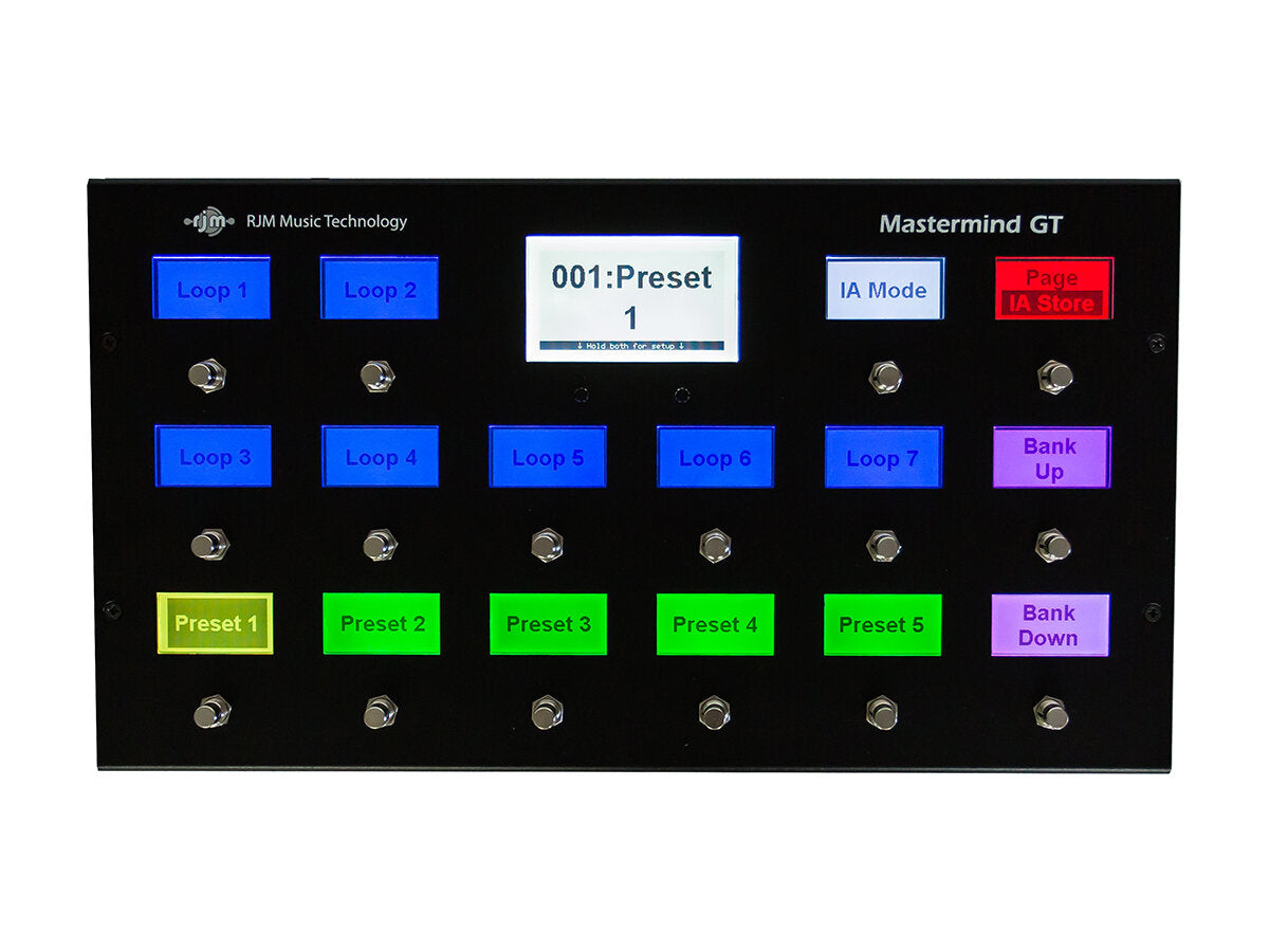 RJM Music Mastermind GT/16 MIDI Foot Controller