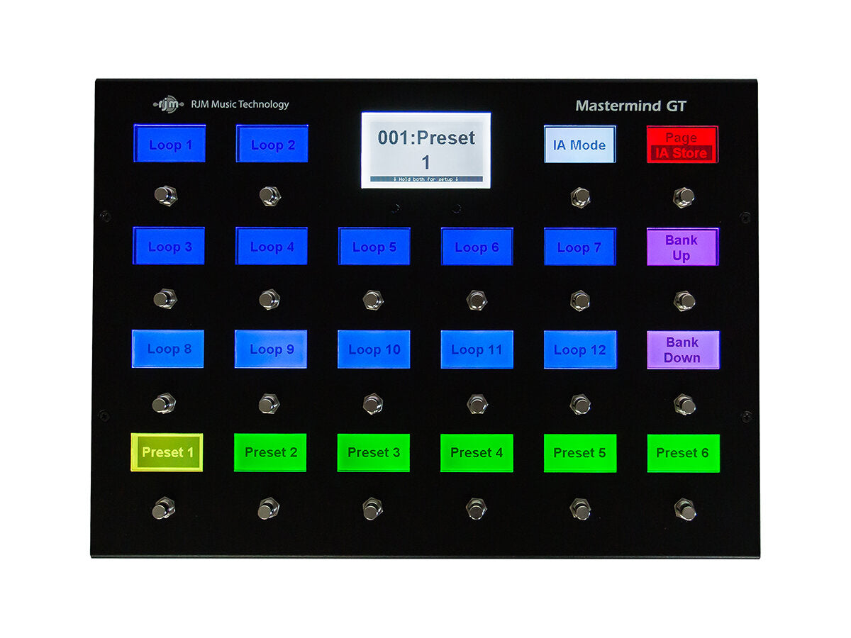 RJM Music - Mastermind GT22 MIDI Foot Controller