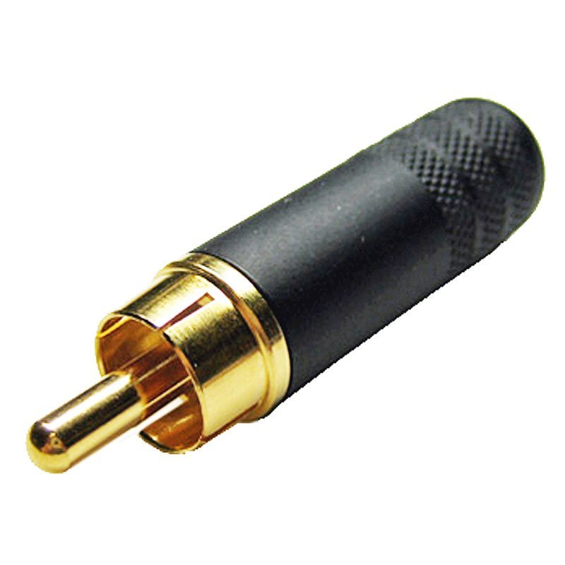 Switchcraft 3502ABAU - Connecteur Phono RCA Noir/Or