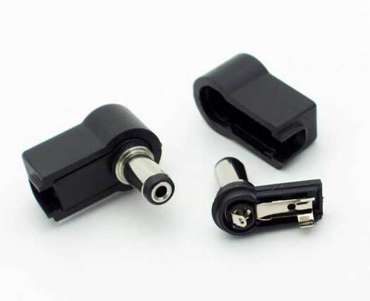 Connecteur DC Barrel 2.1mm x 5.5mm Angle