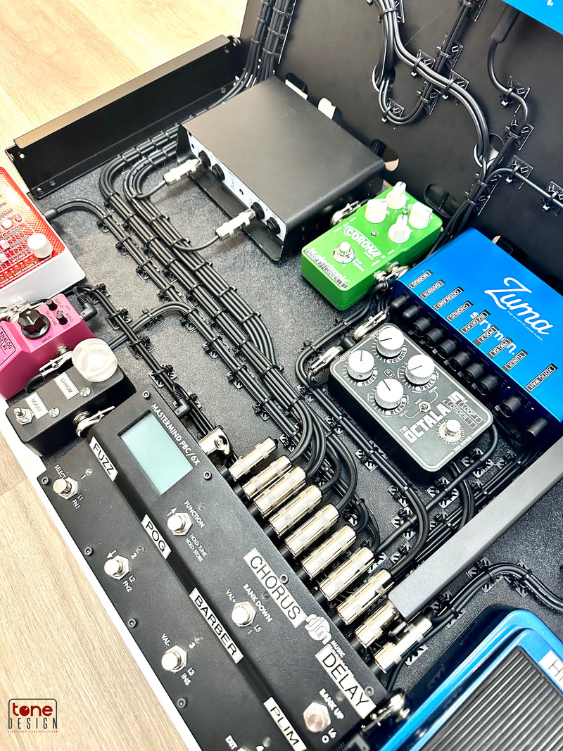 ©2025 Tone Design Pedalboard Setup        Jessy Caron ''Men I trust'' 8