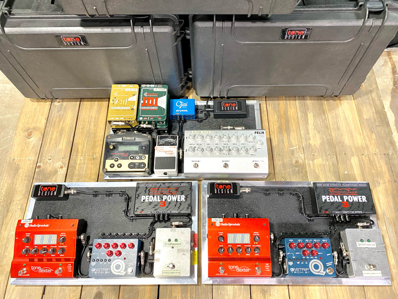 ©2025 Tone Design Pedalboard Setup        The Lost Fingers 3