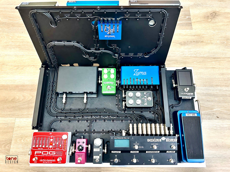 ©2025 Tone Design Pedalboard Setup        Jessy Caron ''Men I trust'' 5