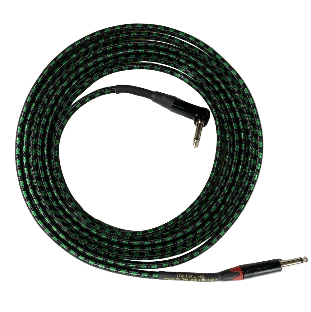 Evidence Audio 15ft Lyric Cable Right Angle to Straight Open Box