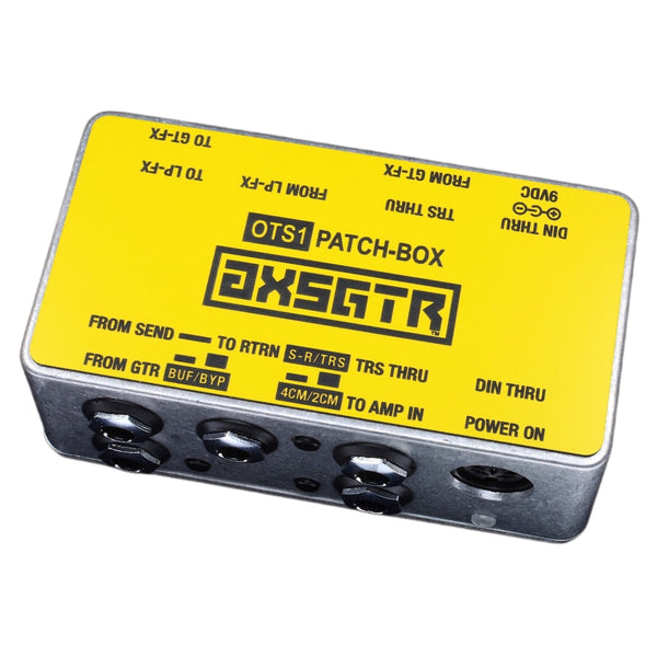 Axess Electronics | AXSGTR - OTS1 Patch-Box Jaune