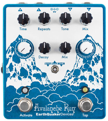 EarthQuaker Devices Avalanche Run V2 Stereo Reverb and Delay