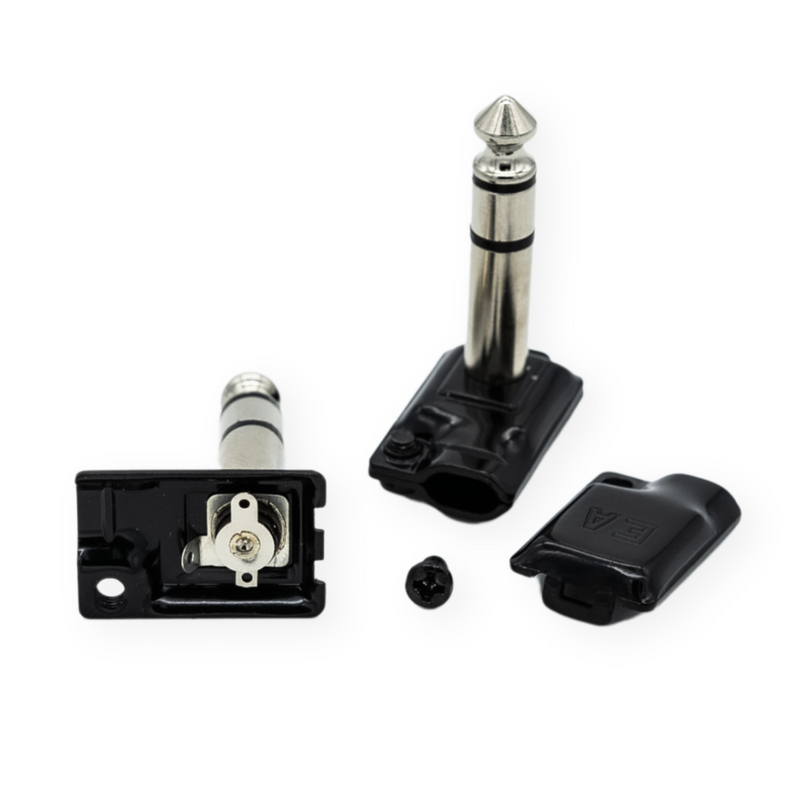 Evidence Audio ESP 1/4 TRS Dual Mono Solder Connector Right Angle