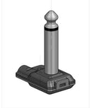 Evidence Audio ESP 1/4 TS Solder Connector Right Angle Small