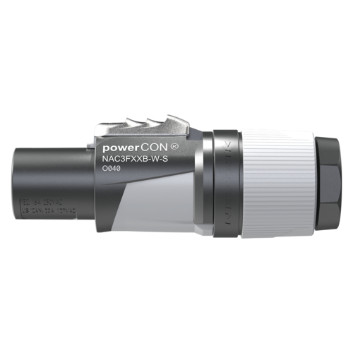 Neutrik NAC3FXXB-W-S Powercon Out Grey