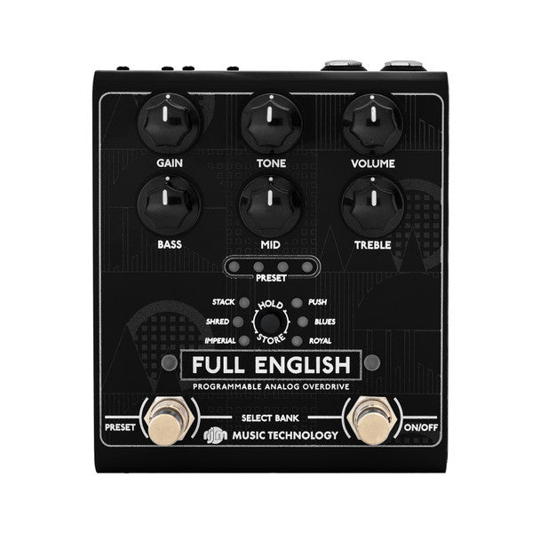 RJM Full English Overdrive/Distorsion Noir