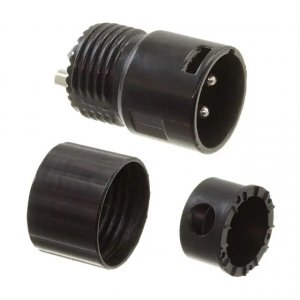 Switchcraft AAA3MBLP - XLR3 Mâle profil bas Noir