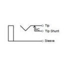 Switchcraft 12A - 1/4 TS Input Jack W/Tip Shunt