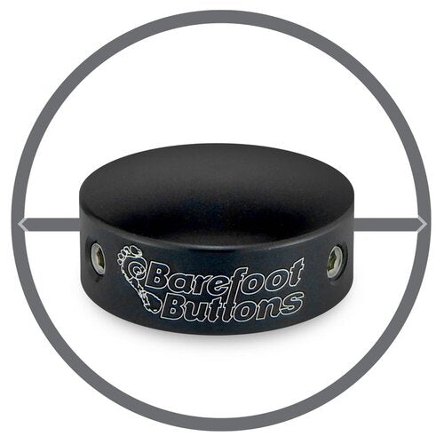 Barefoot Buttons V1 Big Bore / Black