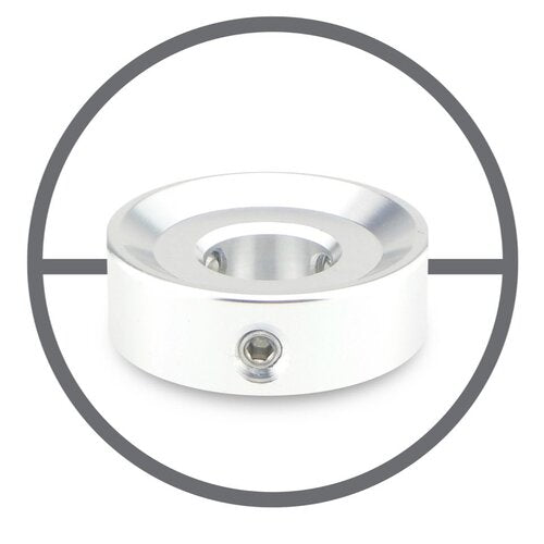 Barefoot Buttons V1 Big Bore / Silver