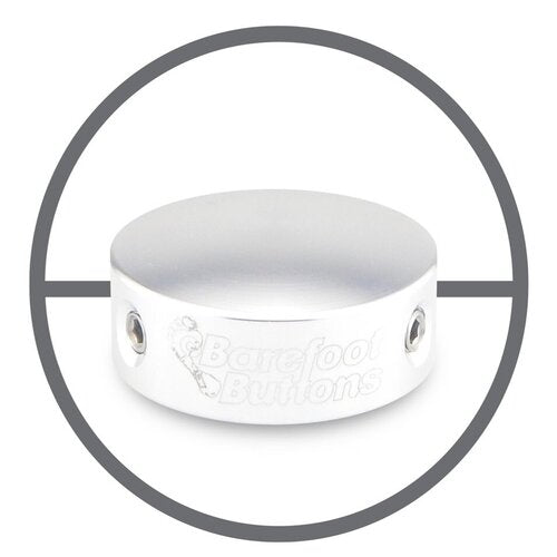 Barefoot Buttons V1 Big Bore / Silver
