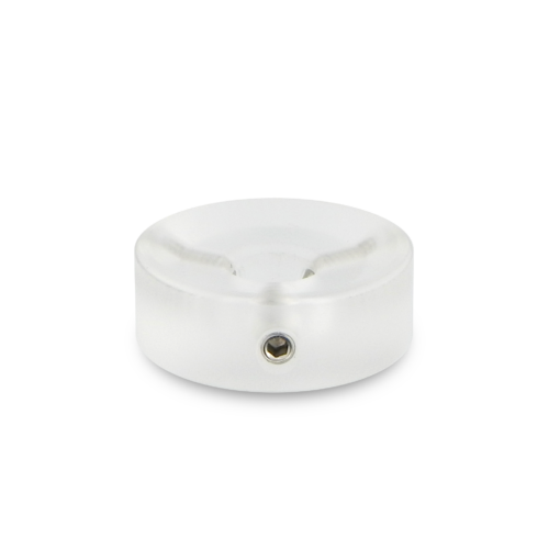 Boutons pieds nus V2 Standard Acrylique Transparent