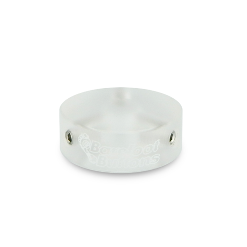 Boutons pieds nus V2 Standard Acrylique Transparent