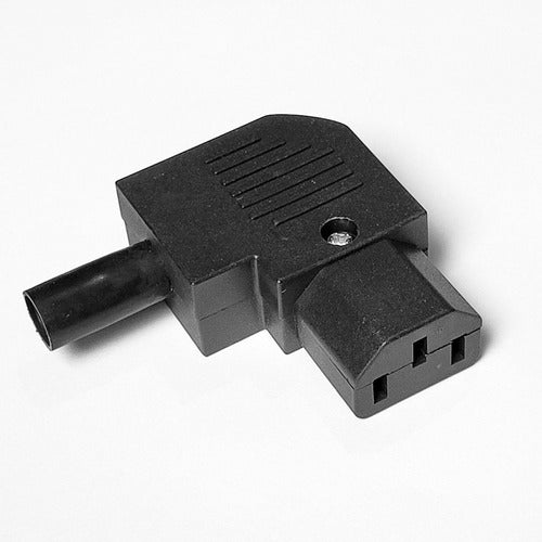 Connector IEC  -  10A-250V Female Right angle