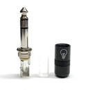 Lightbulb - ¼ TRS Connector Short Body Black