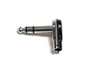 Mini Cake - ¼ TRS Connector Right Angle Black