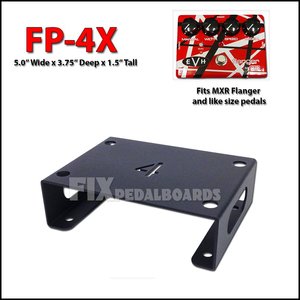 Pedal Riser FP-4X Black 5'' x 3.75'' x 1.5''
