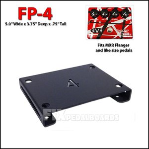 Pedal Riser FP-4 Black 5'' x 3.75'' x 0.75''