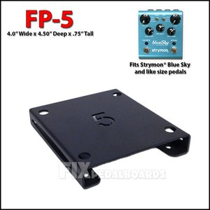 Rehausseur de Pédale FP-5 Noir 4'' x 4.5'' x 0.75''