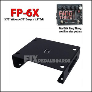 Pedal Riser FP-6X Black 5.75'' x 4.75'' x 1.5''