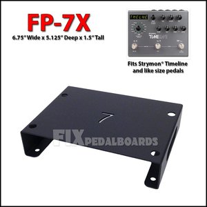 Rehausseur de pédale FP-7X Noir 6,75'' x 5,125'' x 1,5''