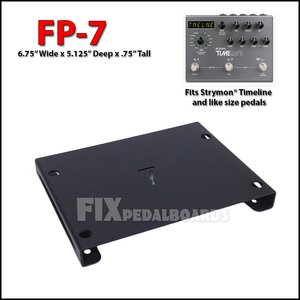 Pedal Riser FP-7 Black 6.75'' x 5.125 x 0.75''