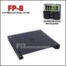 Pedal Riser FP-8 Black 6.75'' x 6'' x 0.75''