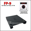 Pedal Riser FP-9 Black 4.65'' x 5.25'' x 0.75''