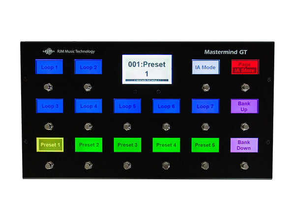 RJM Mastermind GT/16 MIDI Foot Controller