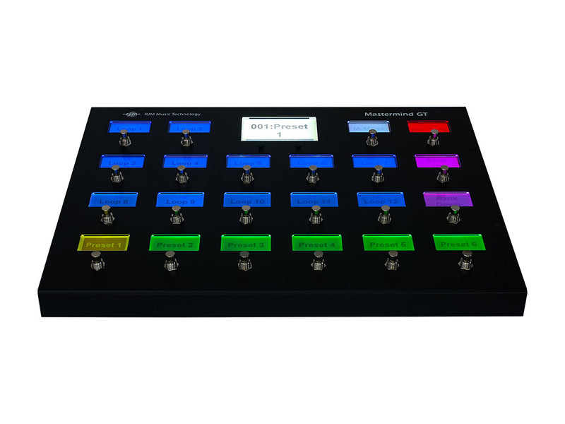 RJM Music - Mastermind GT/22 MIDI Foot Controller