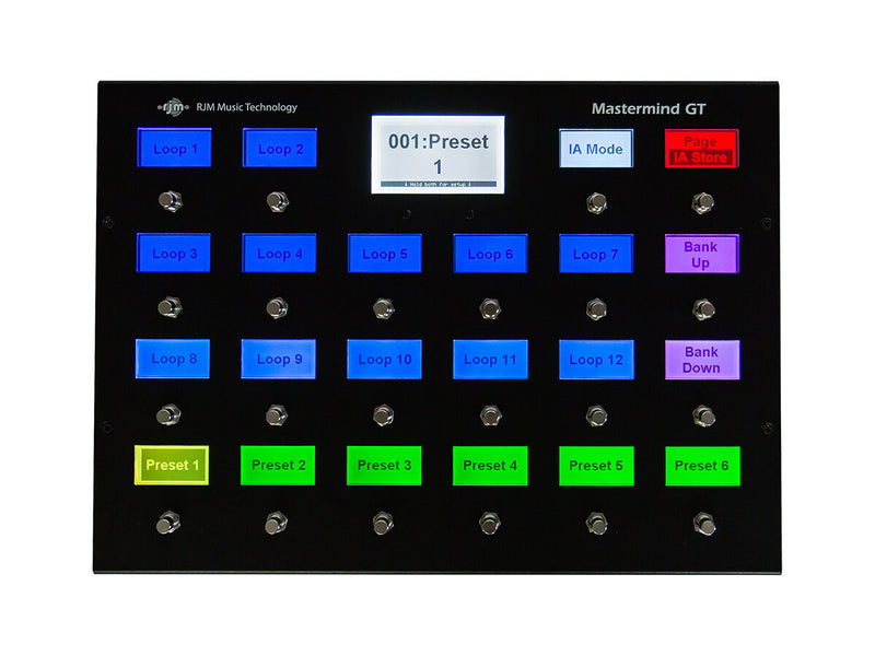 RJM Music - Mastermind GT22 MIDI Foot Controller
