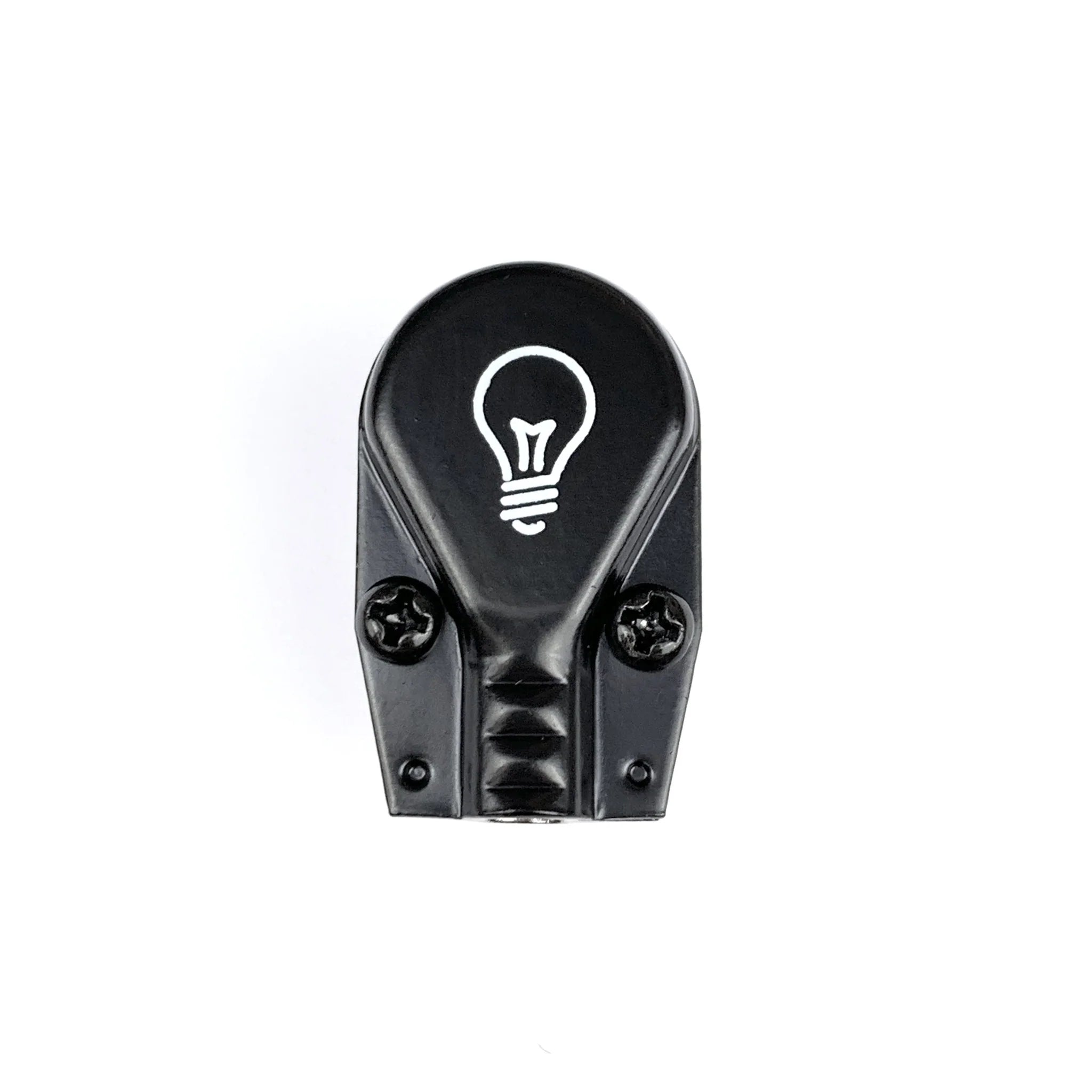 Lightbulb - ¼ TS Connector Classic Pancake Black