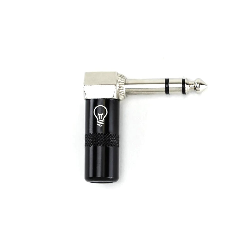 Lightbulb - ¼ TRS Connector Right Angle Black