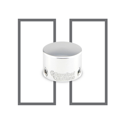 Barefoot Buttons V1 Tallboy Mini Silver