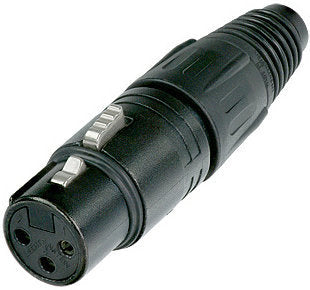 Neutrik NC3FX-B - XLR-3 Female Black