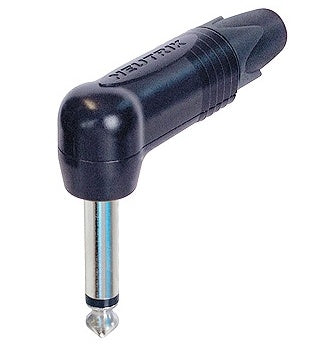 Neutrik NP2RX-BAG - Connecteur 1/4 TS Angle Noir