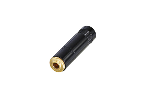 Neutrik Rean NYS240BG - 1/8 TRS 3.5mm Femelle Noir/Or