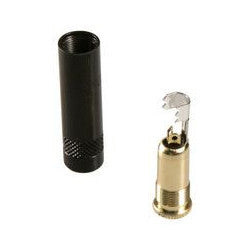 Neutrik Rean NYS240BG - 1/8 TRS 3.5mm Femelle Noir/Or