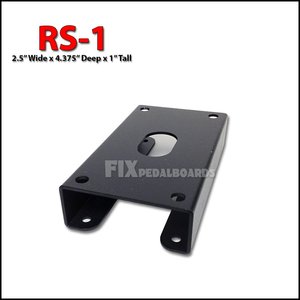 Rehausseur de Pédale RS-1 Noir 2.5'' x 4.375'' x 1''